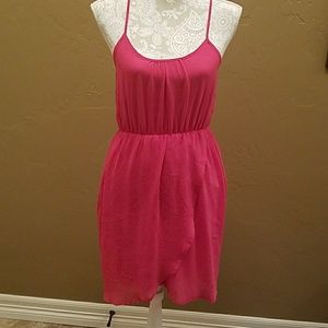 Pink chiffon mini